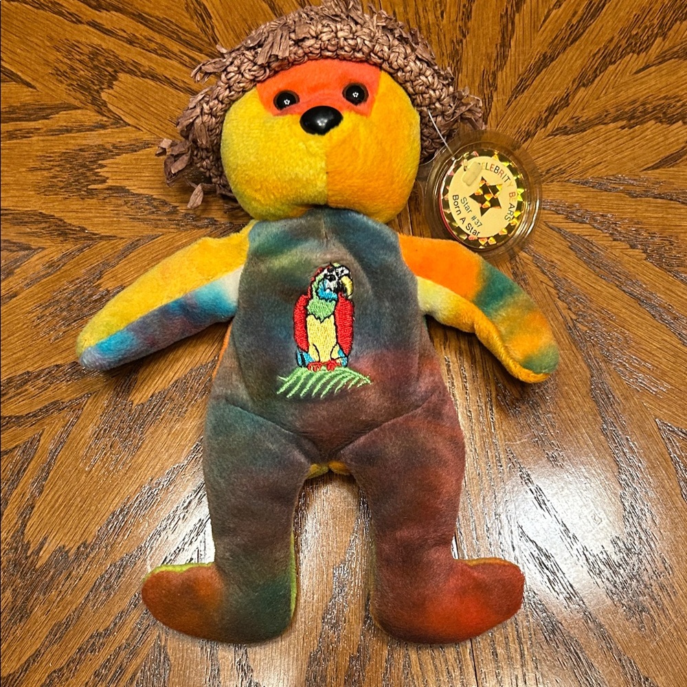 NWT RARE Celebrity Bears Parrothead Star #37 Born A Star Jimmy Buffet